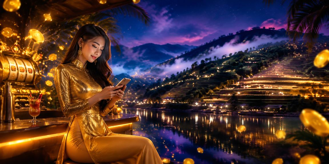 Người dùng Sapa trải nghiệm slot game h10 trong trang phục áo dài